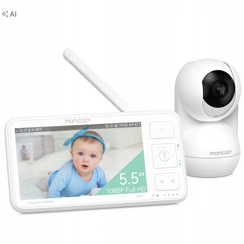 Momcozy BM03 Video Baby Monitor Niania Elektroniczna 5.5"