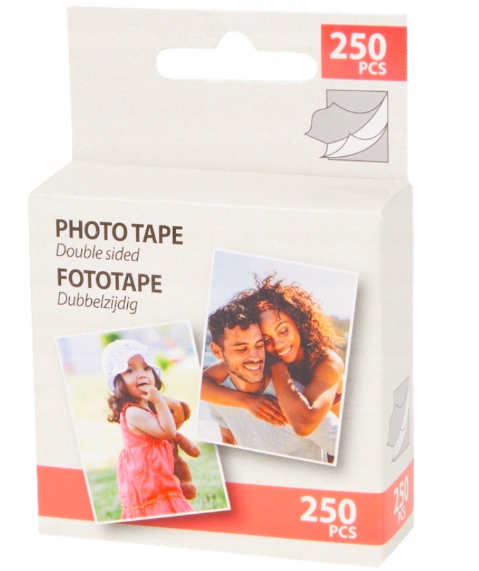 Fototape Obojstranná páska na fotografie nálepiek 250 ks