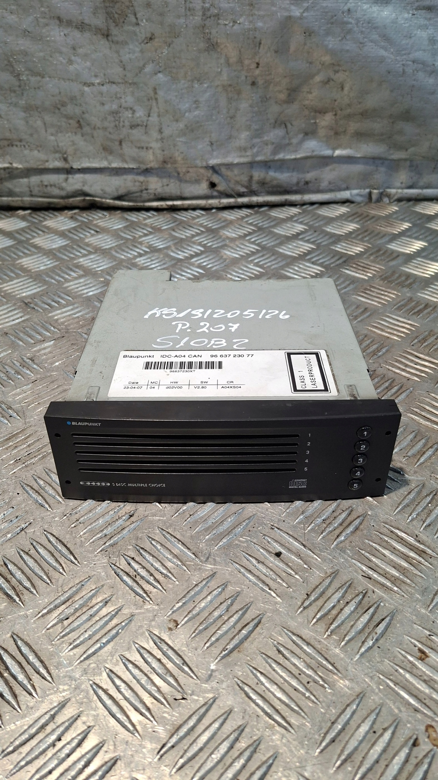 changer PLYT PEUGEOT 207