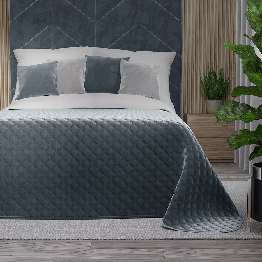 Velvi Přehoz, 170x210 cm, barva 063 modrá