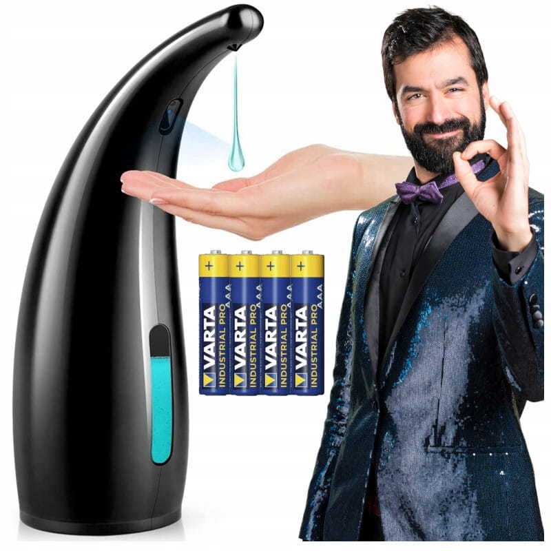 Dávkovač Bezdotykový Automatický Na Mýdlo Tekutin 300 ml XXL Baterie