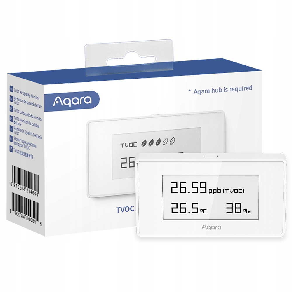

Aqara Czujnik Jakości Powietrza Tvoc Zigbee Eu