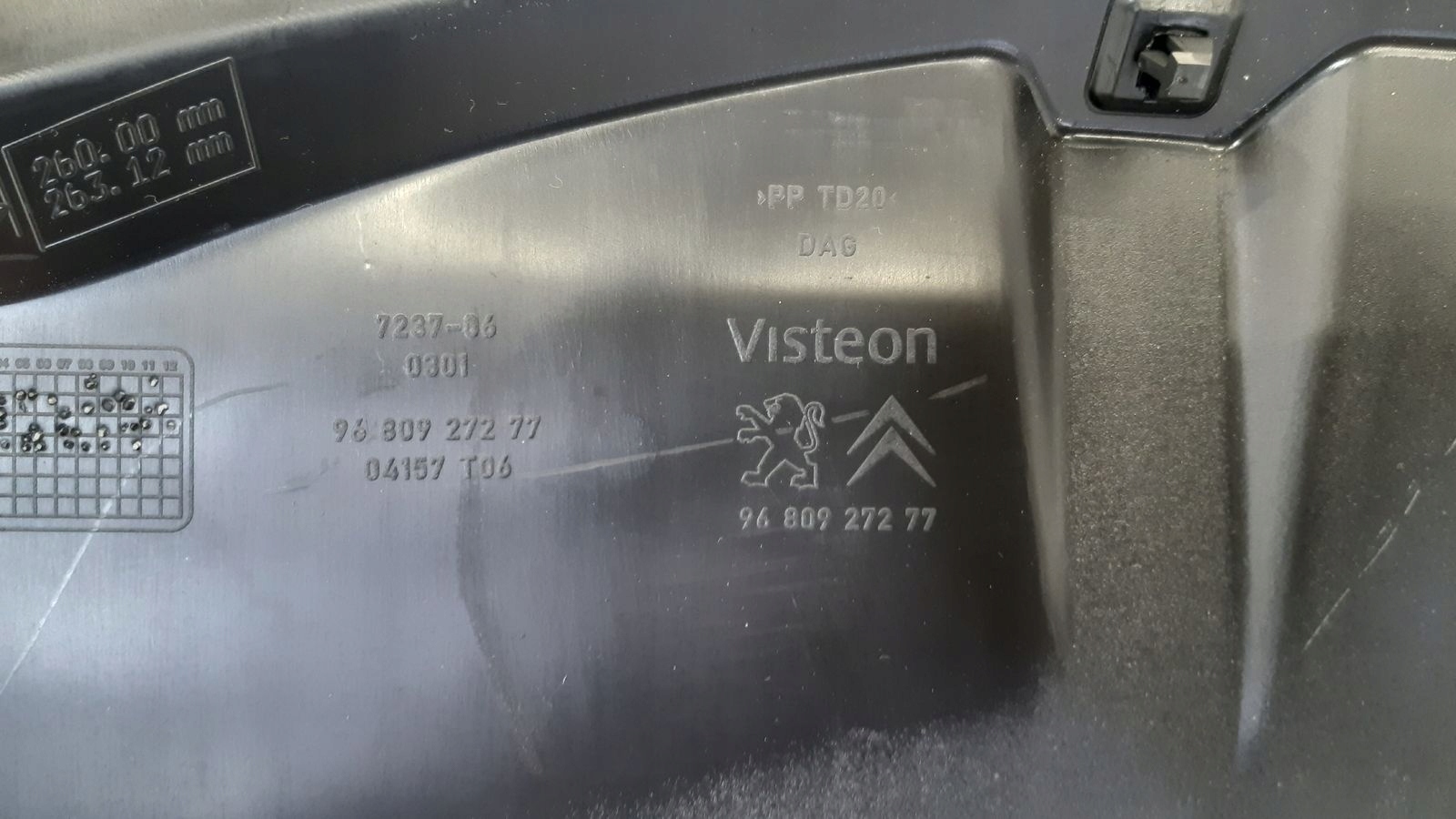 Handschuhfach konsole Citroen Berlingo III 1,6 HDI