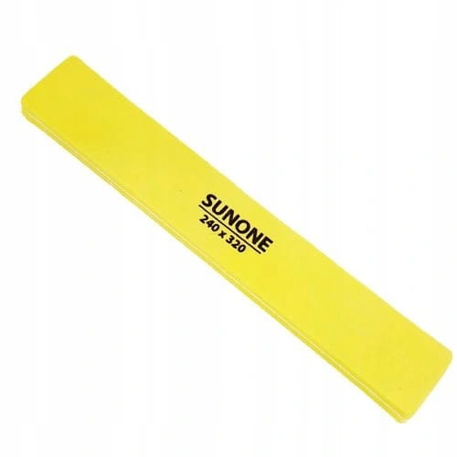 Polerka do paznokcii SUNONE 240x320 prosty żółty