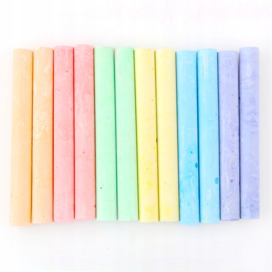 V3 OKRĄGŁA KOLOROWA KREDA SZKOLNA DO TABLIC 12szt. EAN (GTIN) 5902364545447