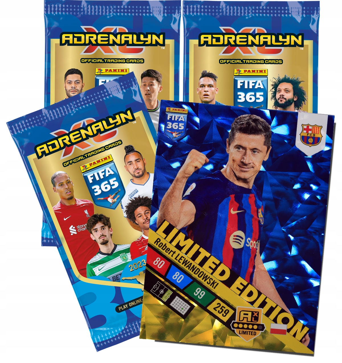 3 saszetki Lewandowski Fifa 2023 Limited Edition