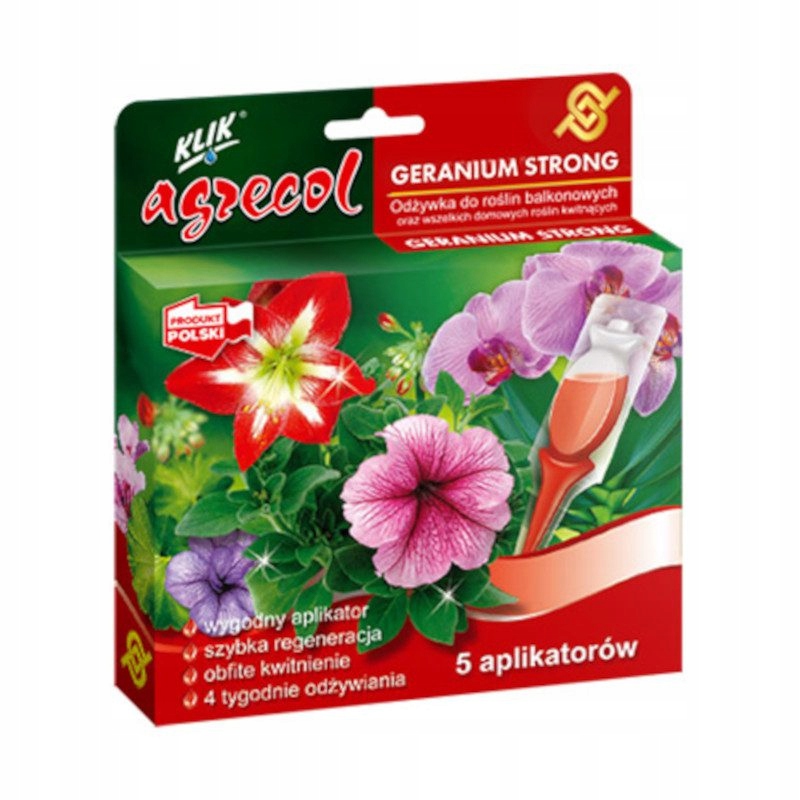 

Agrecol Odżywka Nawóz do Roślin Balkonowych 5x30ml