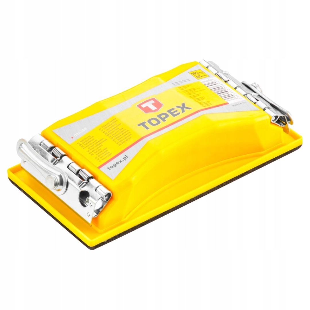 Blok ścierny 85 x 165 mm, metalowe zaciski 08A108