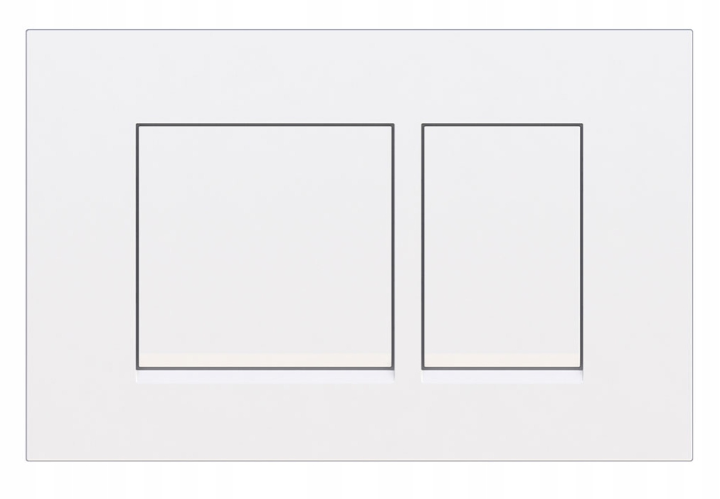 Schwab Ceres tlačítko splachovače bílý lesk pro rám 199