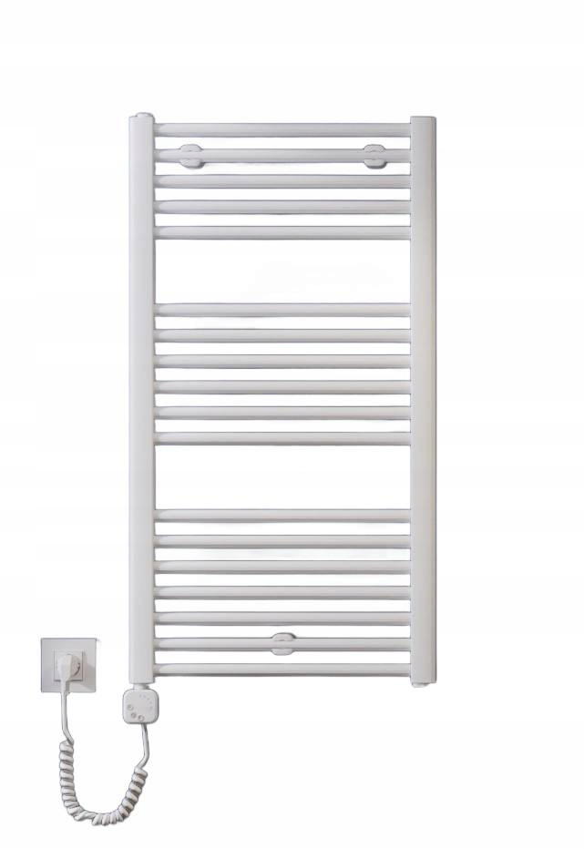 Grzejnik Elektryczny Łazienkowy Biały Drabinka 92,5x50 cm 400W Luxrad Eltop