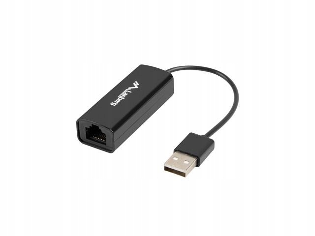 Karta sieciowa Lanberg NC-0100-01 USB 2.0 -> RJ-45 100Mb na kablu