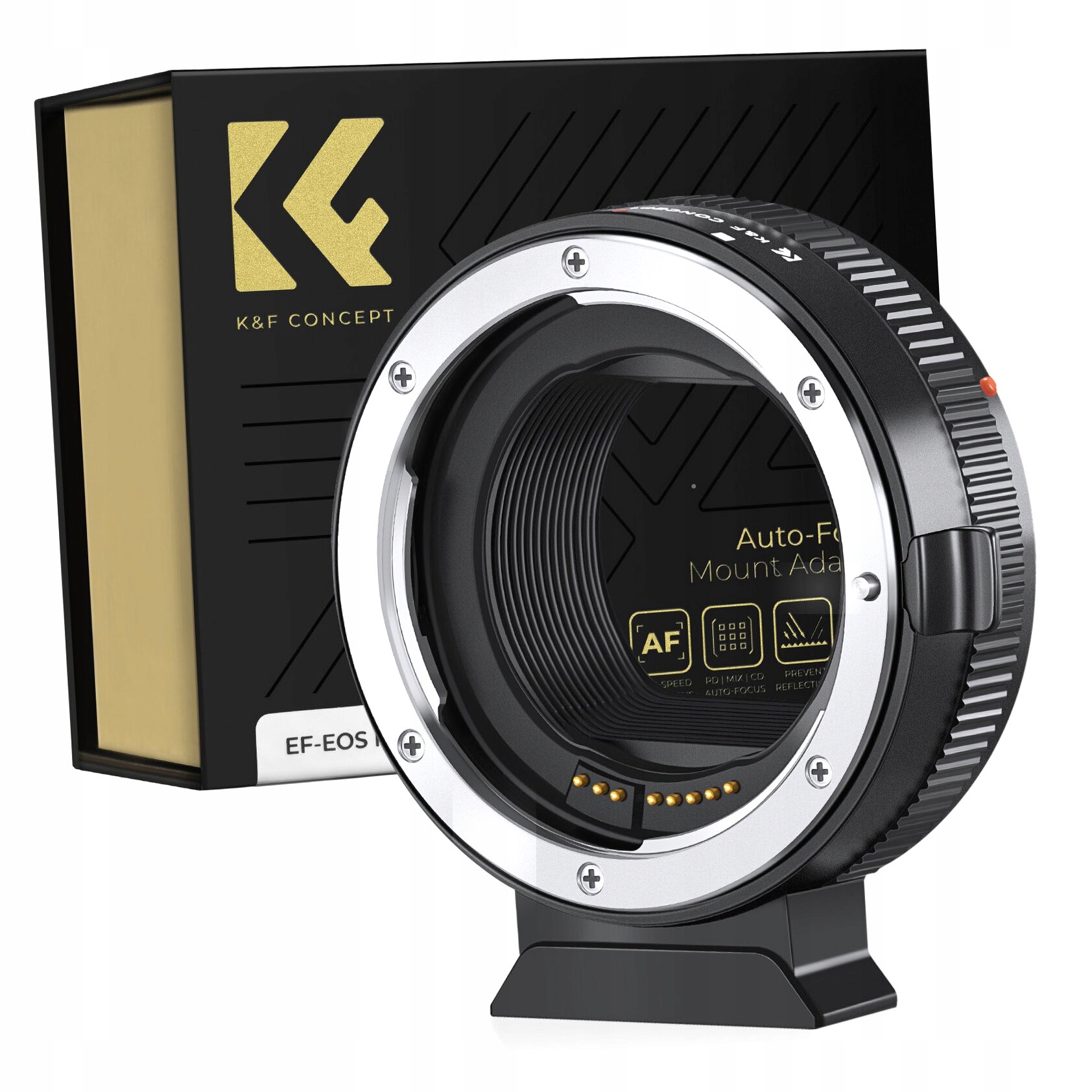 Adapter bagnetowy K&f Concept Canon Ef Canon Rf mocowanie statywo