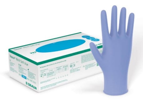 

Rękawiczki Braun Vasco Nitryl Soft Blue Xs 200 szt