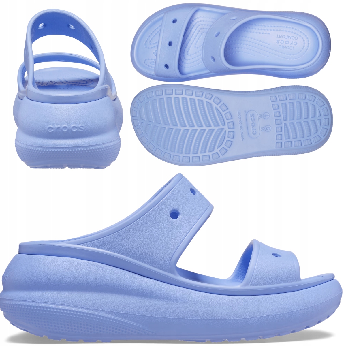 Crocs Dámské Chodaki Na Platformě Pěnové Žabky Crush Clog vel. 41-42