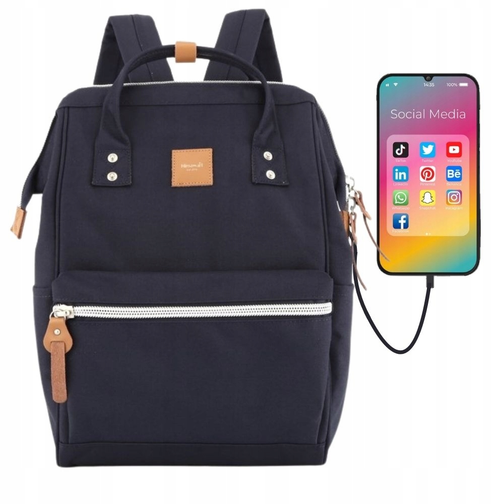 Himawari batoh s prostorem pro notebook a Usb, módní
