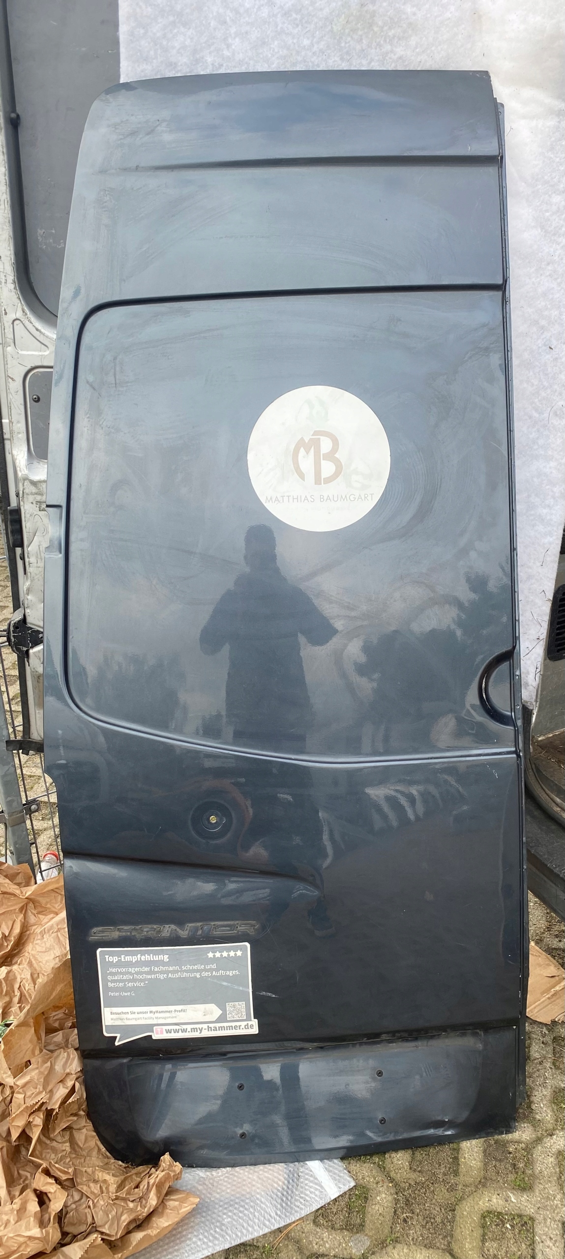 DRZWI CRAFTER SPRINTER 906 Lift W906 06-18 LEWY TYŁ SKRZYDEŁKA MAX