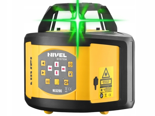 Niwelator laserowy NL520G DIGITAL ZIELONY ZESTAW Model NL520G DIGITAL+ RD700DIGITAL+ LS-24+SJJ1