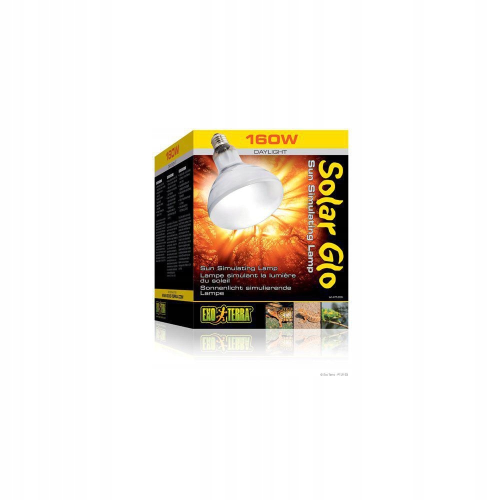 Exo Terra Solar Glo 160W Uva/uvb Tepelné+sluneční Světlo E27 (220.1822)