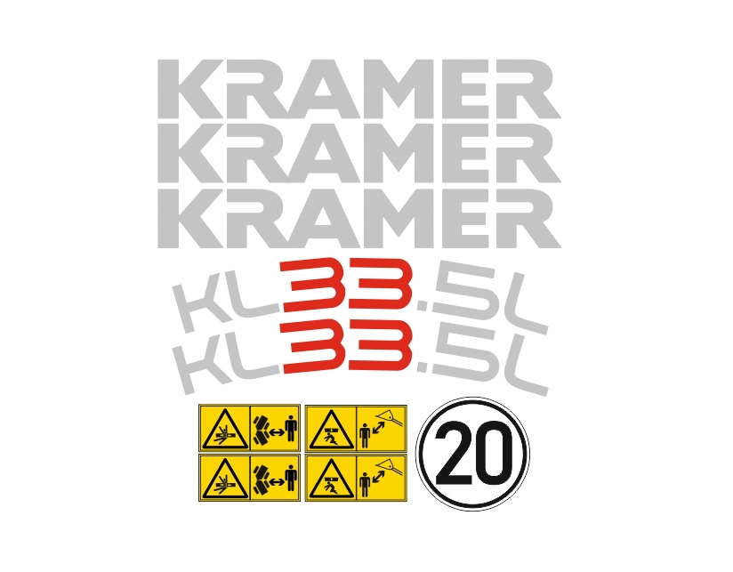 Samolepky samolepící Kramer KL33.5L