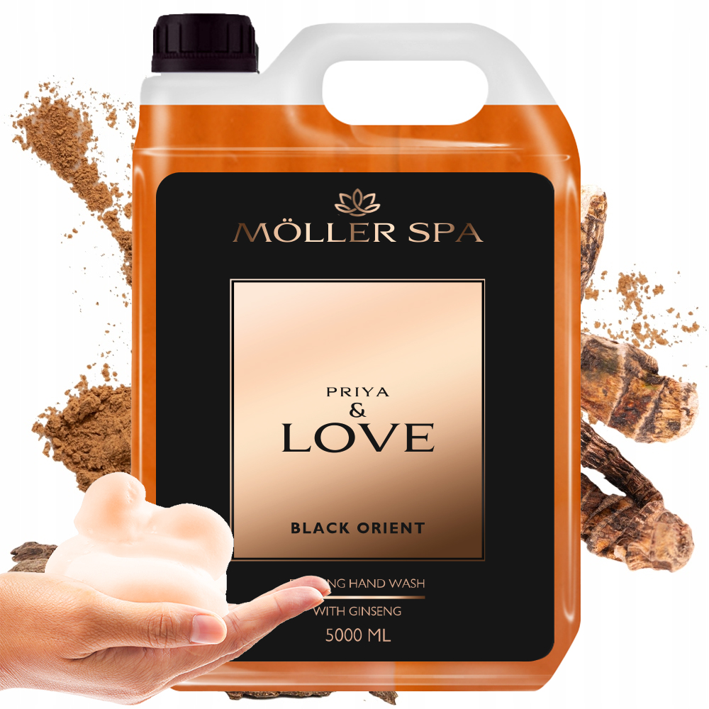 Levně Pěnové mýdlo Priya & Love v pěně – pro napěňovací dávkovače 5 l Prija