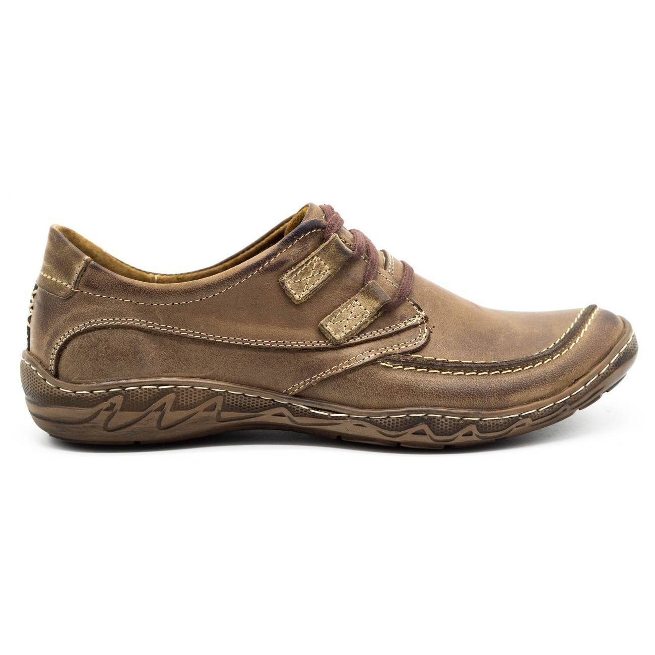 

Buty Męskie Skóra Polskie 583 Brąz 45