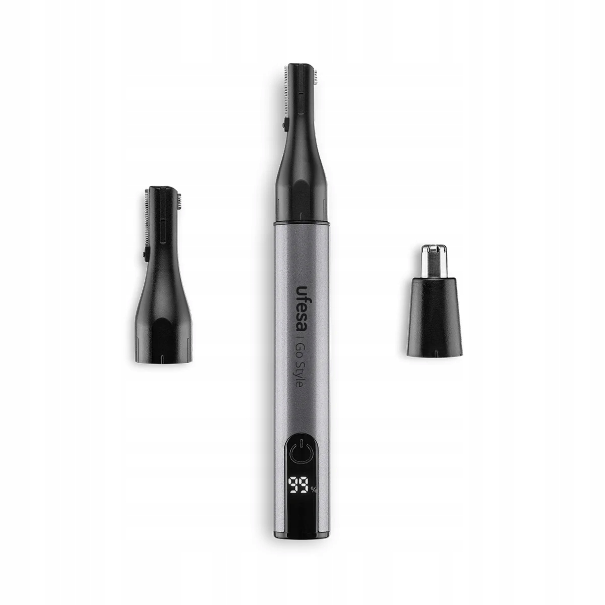 Ufesa Go Style zastřihovač chloupků nos uši obličej Usb-c nerez
