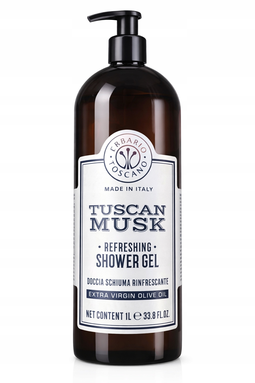 Erbario Toscano Tuscan Musk Żel pod prysznic dla mężczyzn 1000 ml