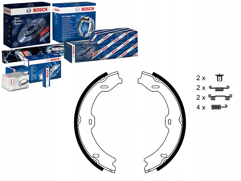 Sada Brzdových Čelistí Bosch 3013740062 S50519