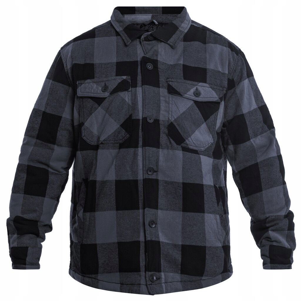 Dřevěná bunda Brandit Lumberjacket černá/šedá 4XL