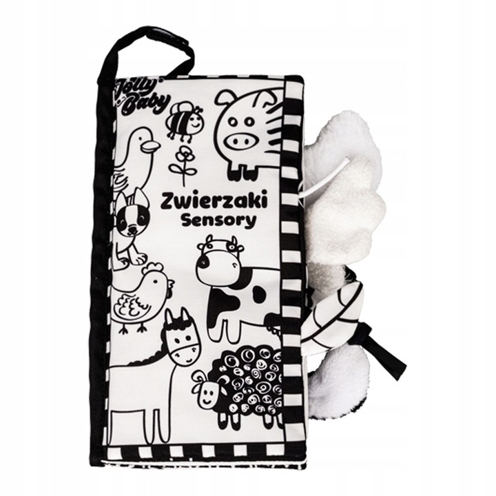 

Jollybaby Ogonki Zwierzaki Sensory Książeczka