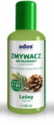 Ados acetonowy zmywacz do paznokci leśny 100ml
