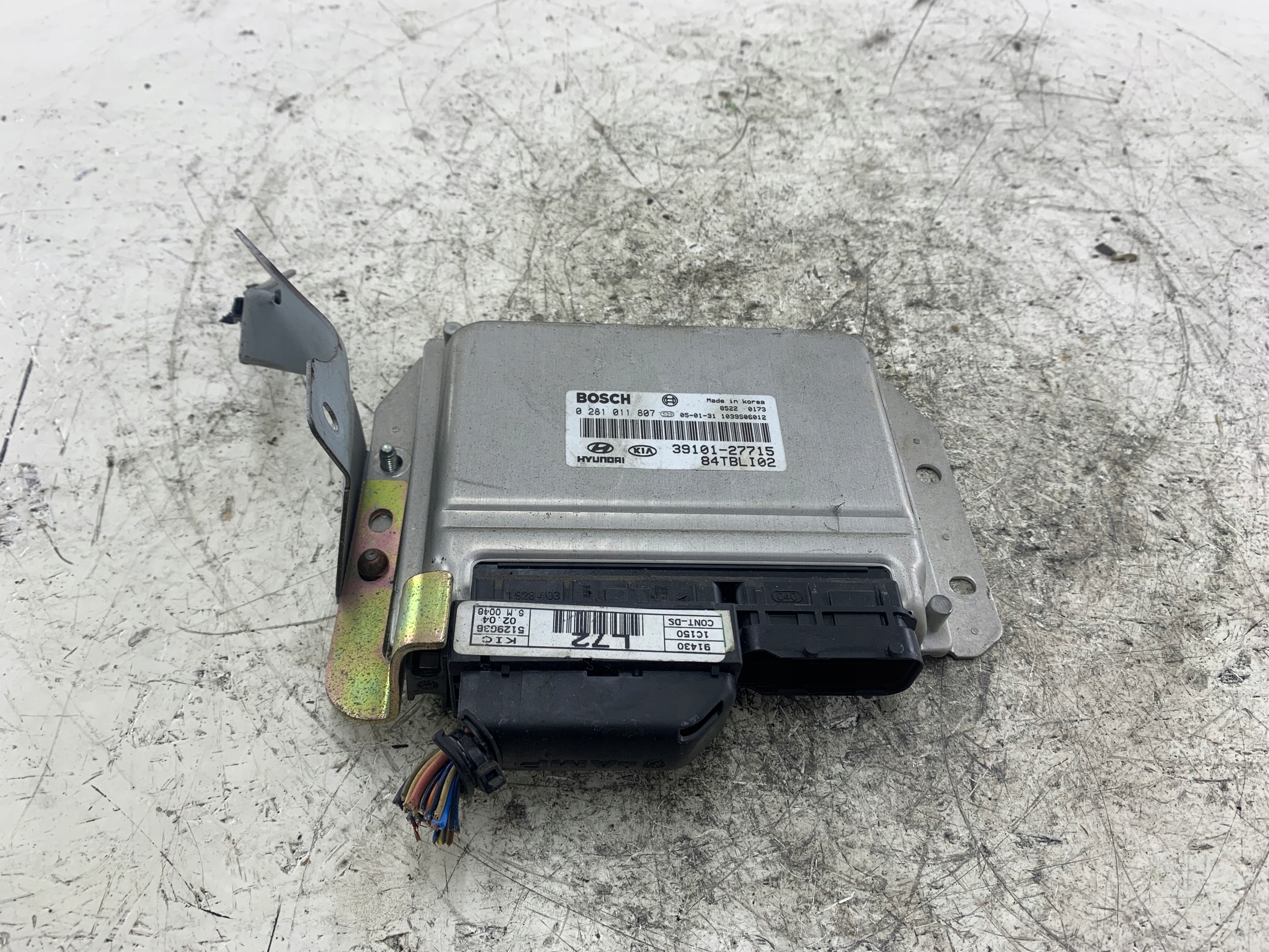 HYUNDAI GETZ 1.5 CRDI control unit of the engine 39101-27715