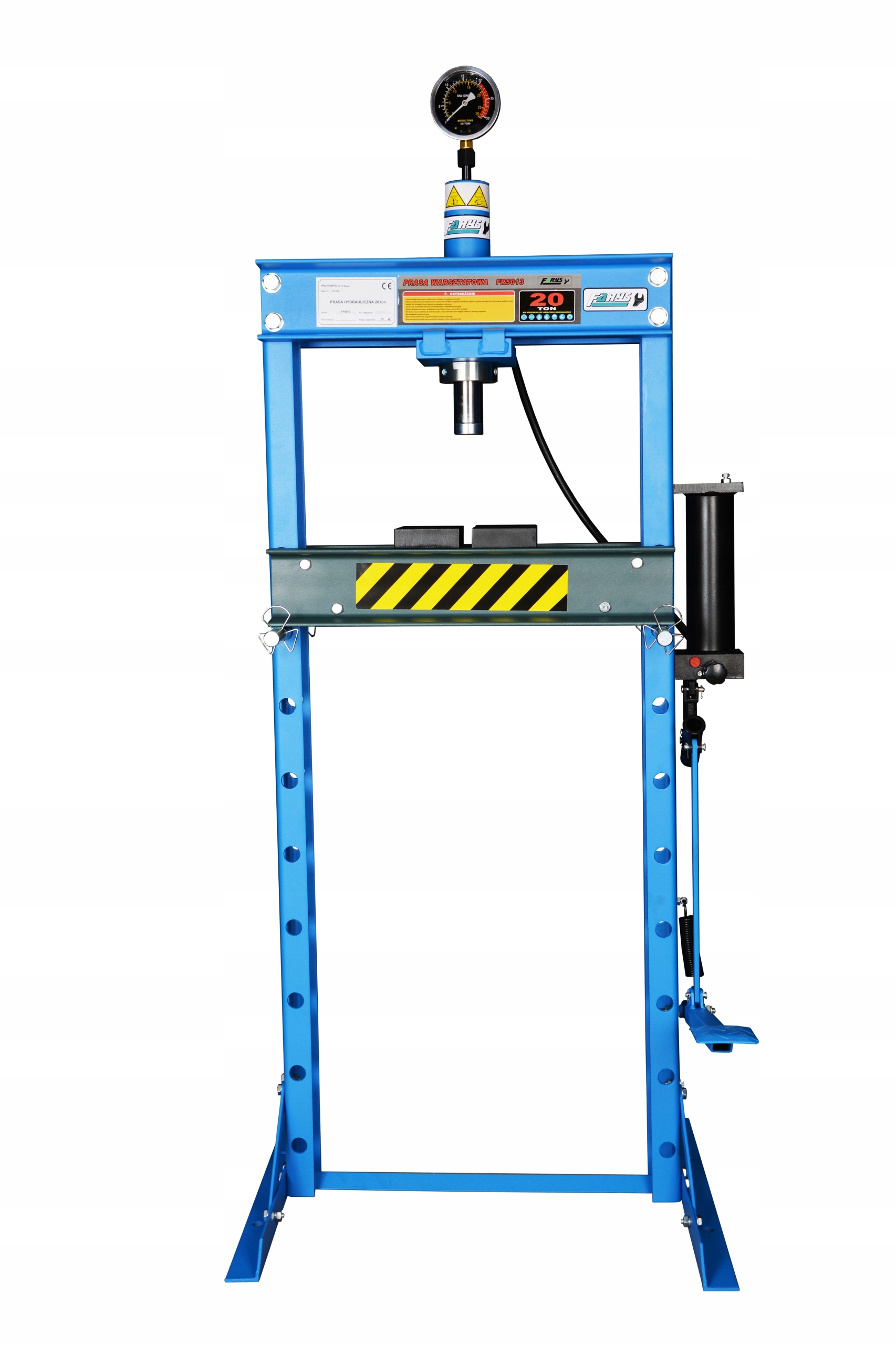 PRASA WARSZTATOWA HYDRAULICZNA nozna 20t Farys Brand Farys