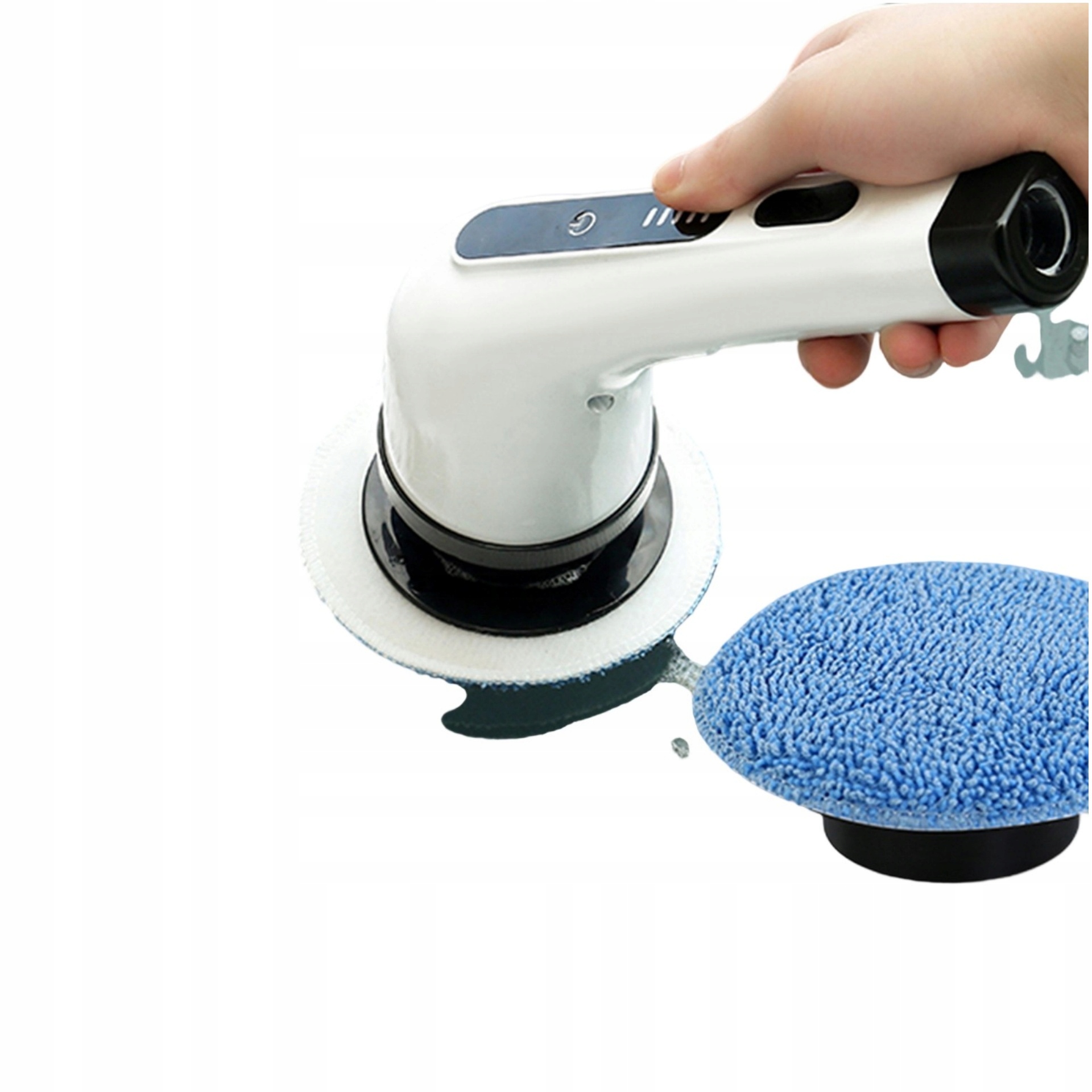 Levně Turbomop 9v1 Akumulátorový Elektrický Rotační Kartáč Na Čištění Mop pro domácí použití 2000mAh