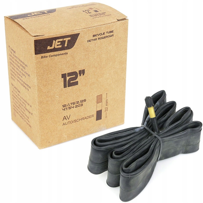 Dętka Rowerowa Jet 12x1,75/2,125 AV-32mm (54-203)