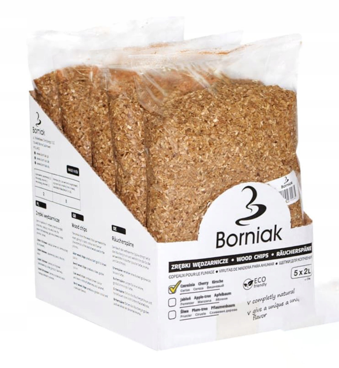 

Zrębki Wędzarnicze Borniak 2L wędzenia Czereśnia