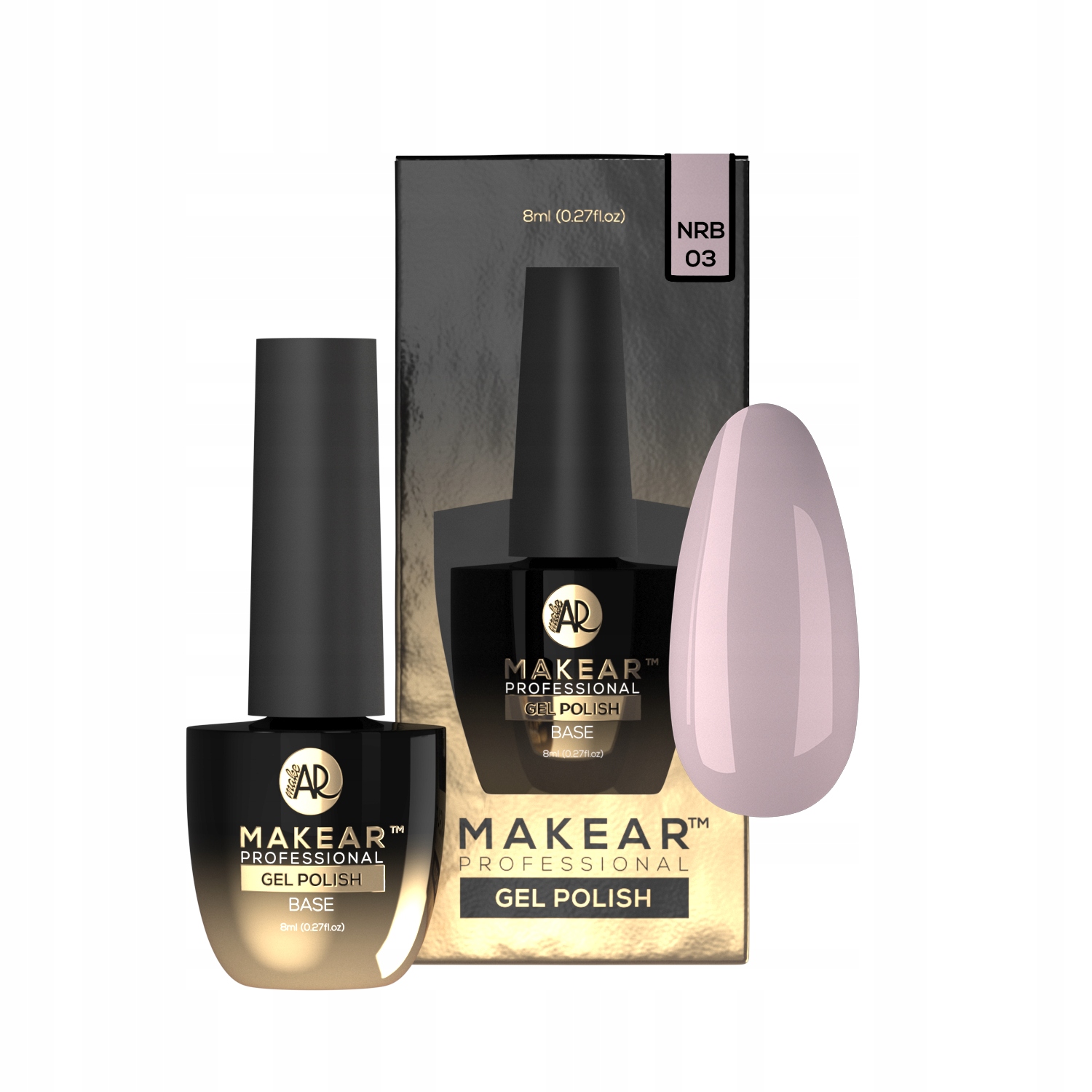 MAKEAR BAZA KAUCZUKOWA NUDE PUDDING PINK 8ML