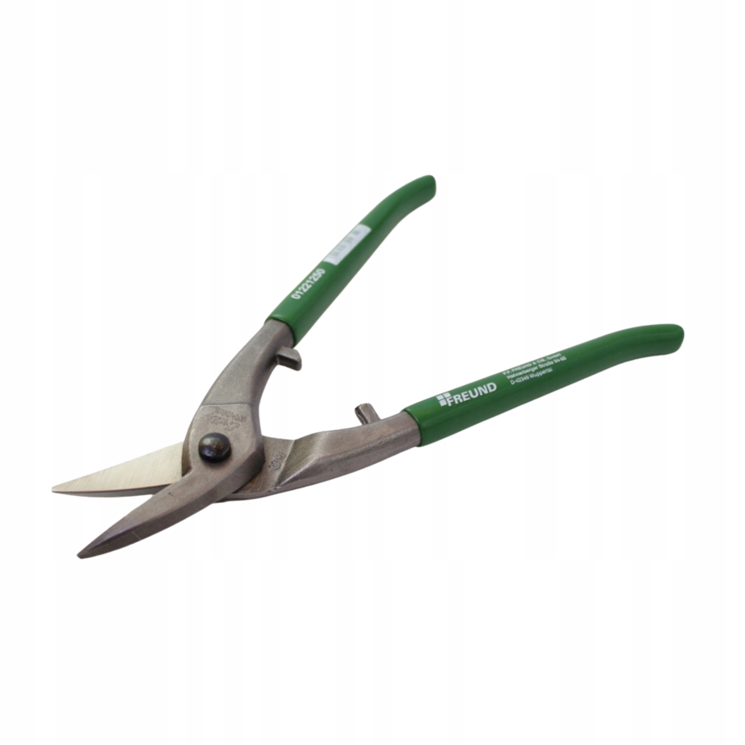 Otvorové nůžky levé zelené Freund 01221250