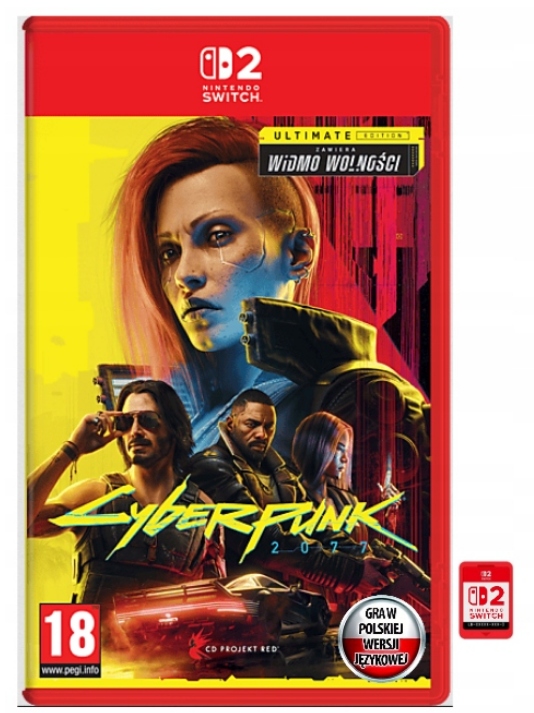 Switch 2 Cyberpunk 2077 Ultimate Nintendo Switch 2 pudełkowa