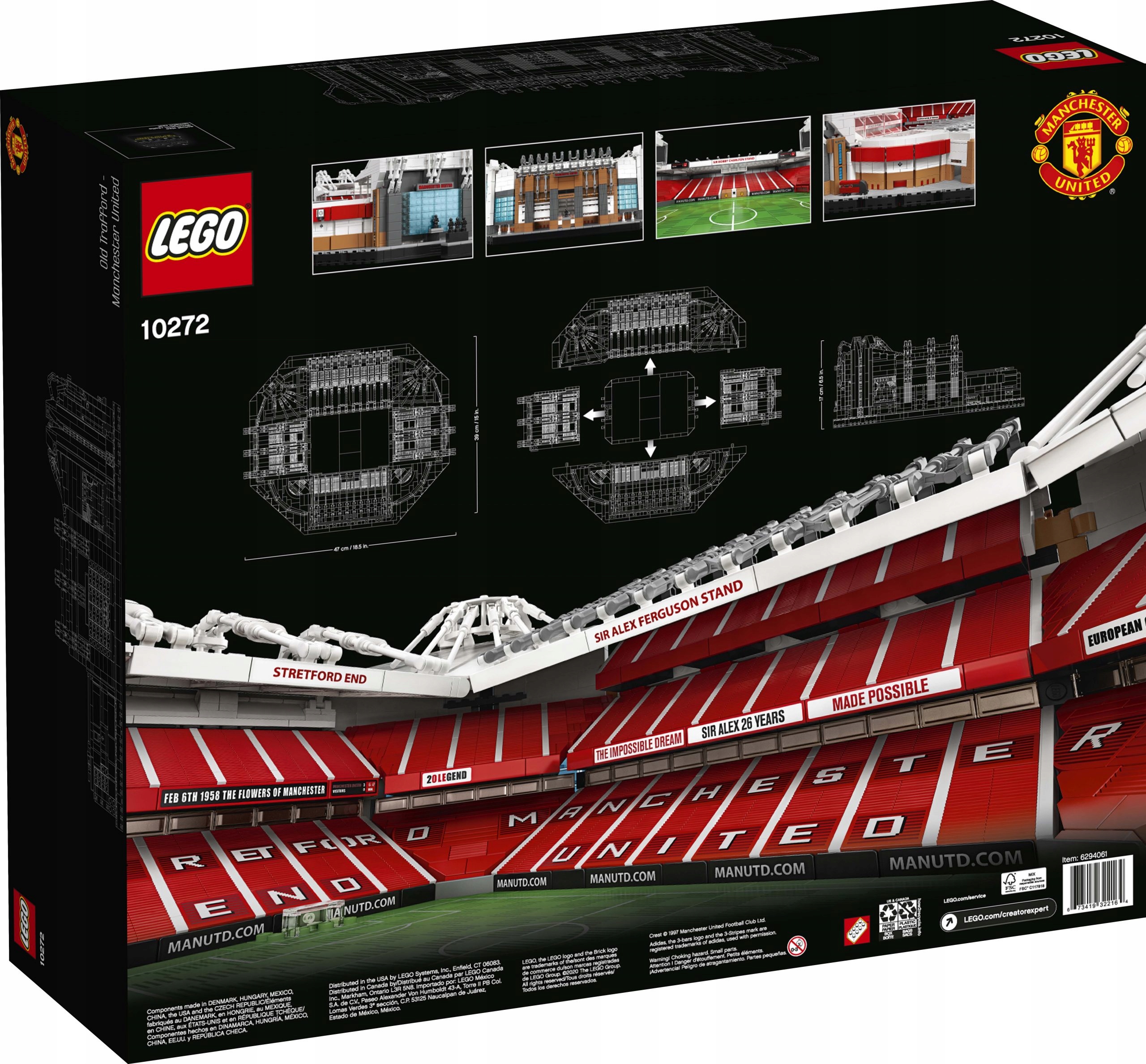 LEGO 10272 CREATOR Old Trafford Manchester United EAN (GTIN) 5702016667998