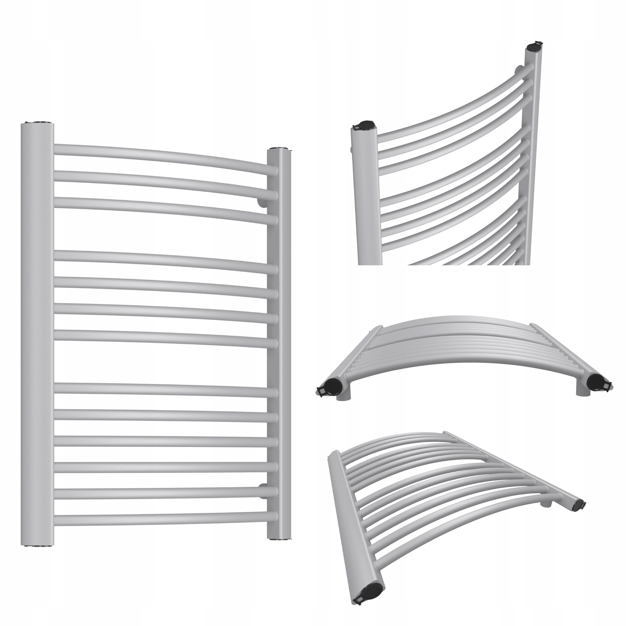 Koupelnový Radiátor Casual 1120x570 4 Únor Silver