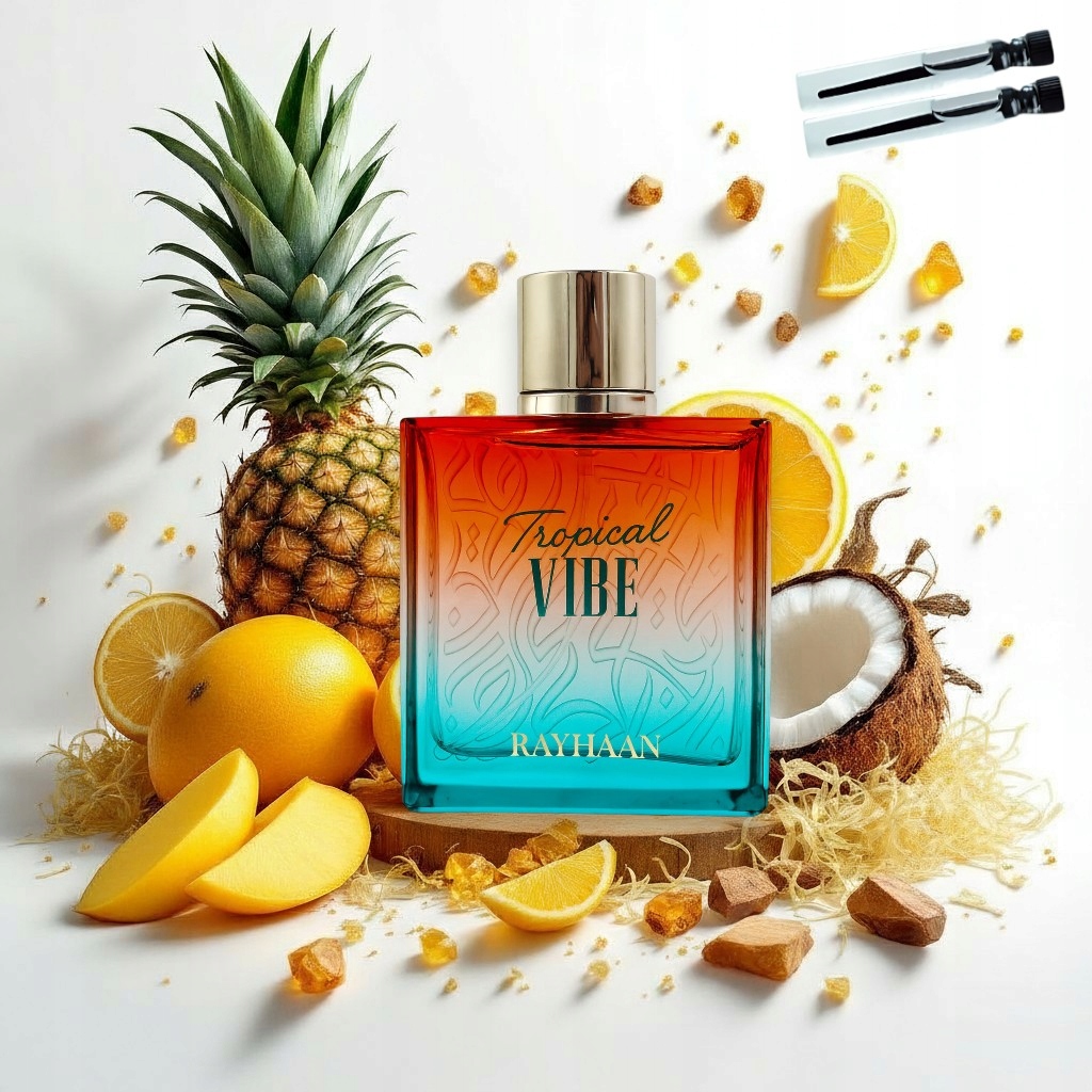 Parfém Rayhaan Tropical Vibes 100ml 2 Vzorky Dárek