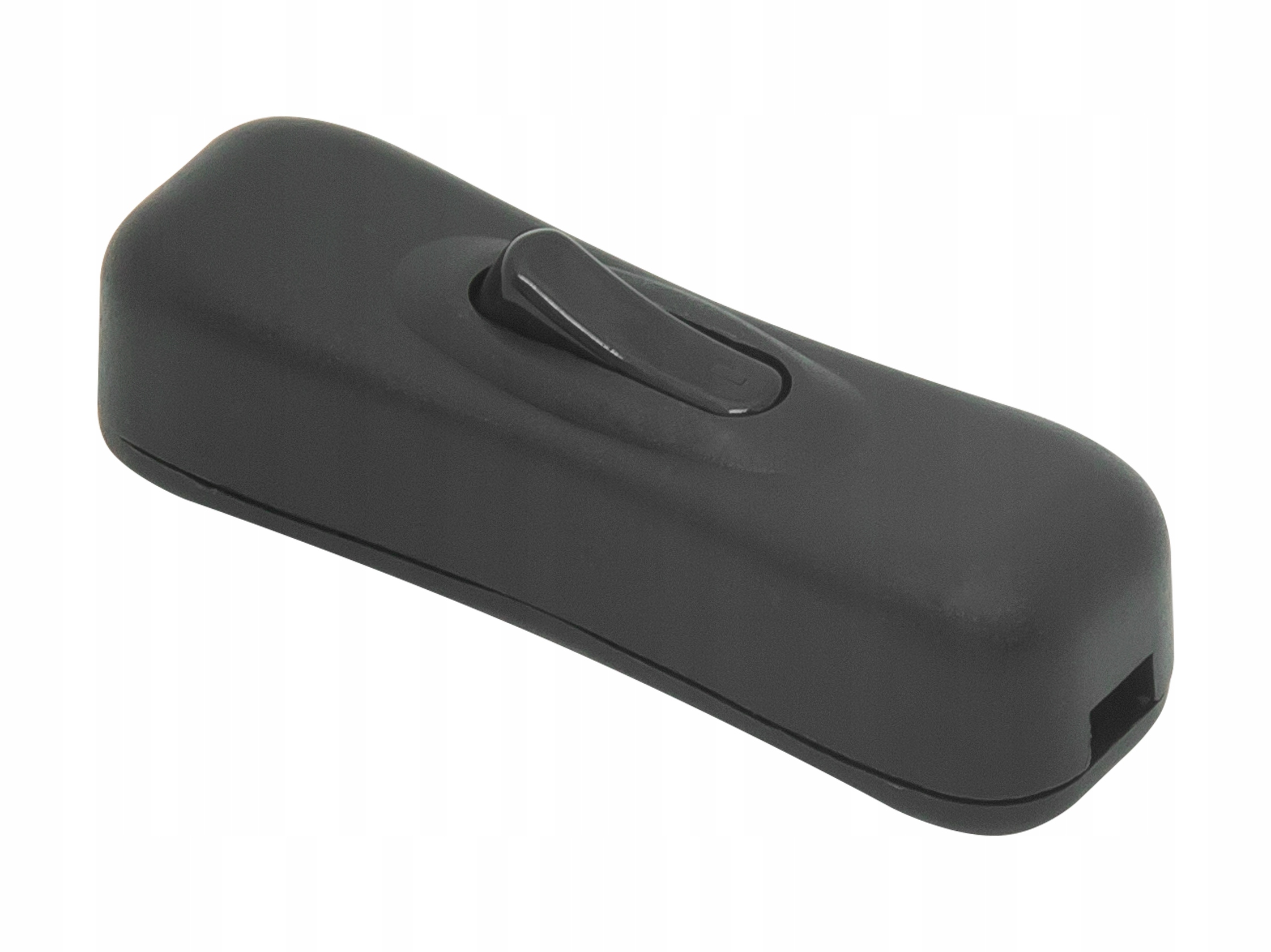 

Przełącznik przelotowy na kabel do lampki czarny