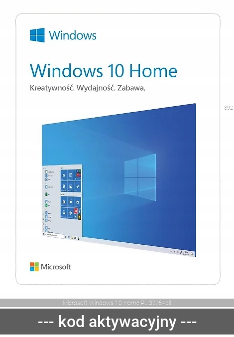 Microsoft Windows 10 Home PL 32/64bit