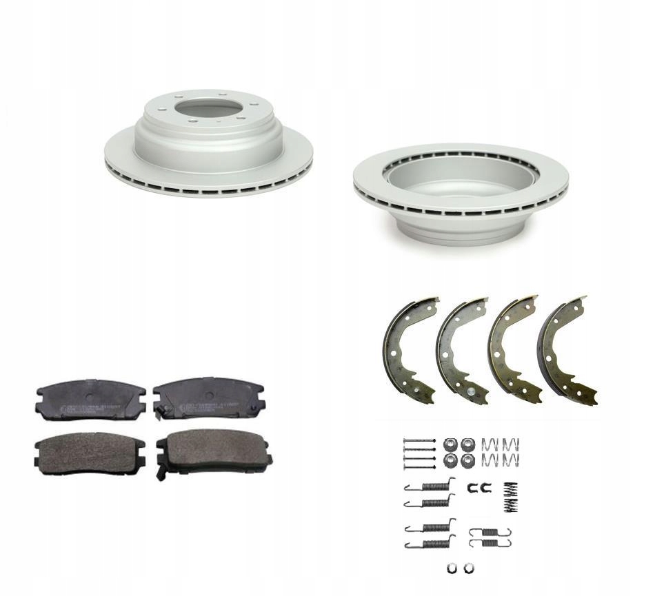 Kotouče Kostky Čelisti Frontera A B Zadní 315 mm Sada
