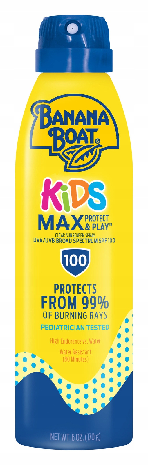 Sprej na opalování SPF100 balzám pro děti kids max Banana Boat 170 ml