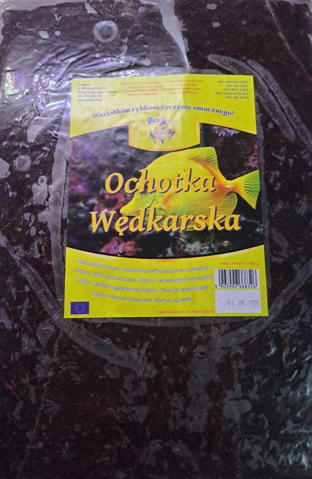 Prokarm Ochotka Wędkarska mrożona w tafli 1000g