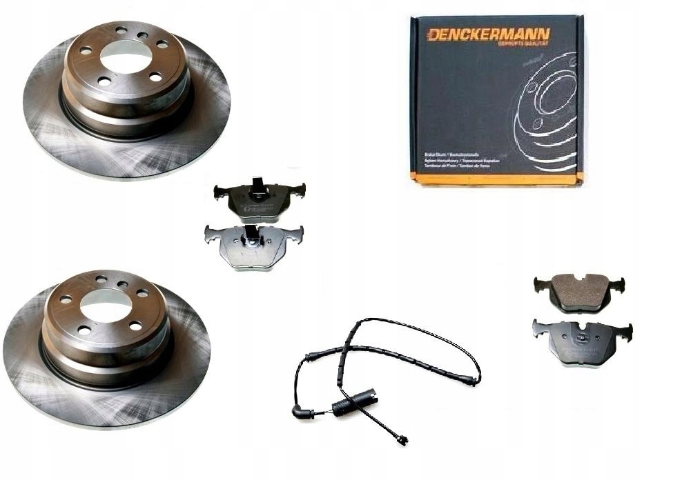 Kotouče Senzorové Bmw X5 E53 2000-2007 Zadní Sada Plné 324 MM