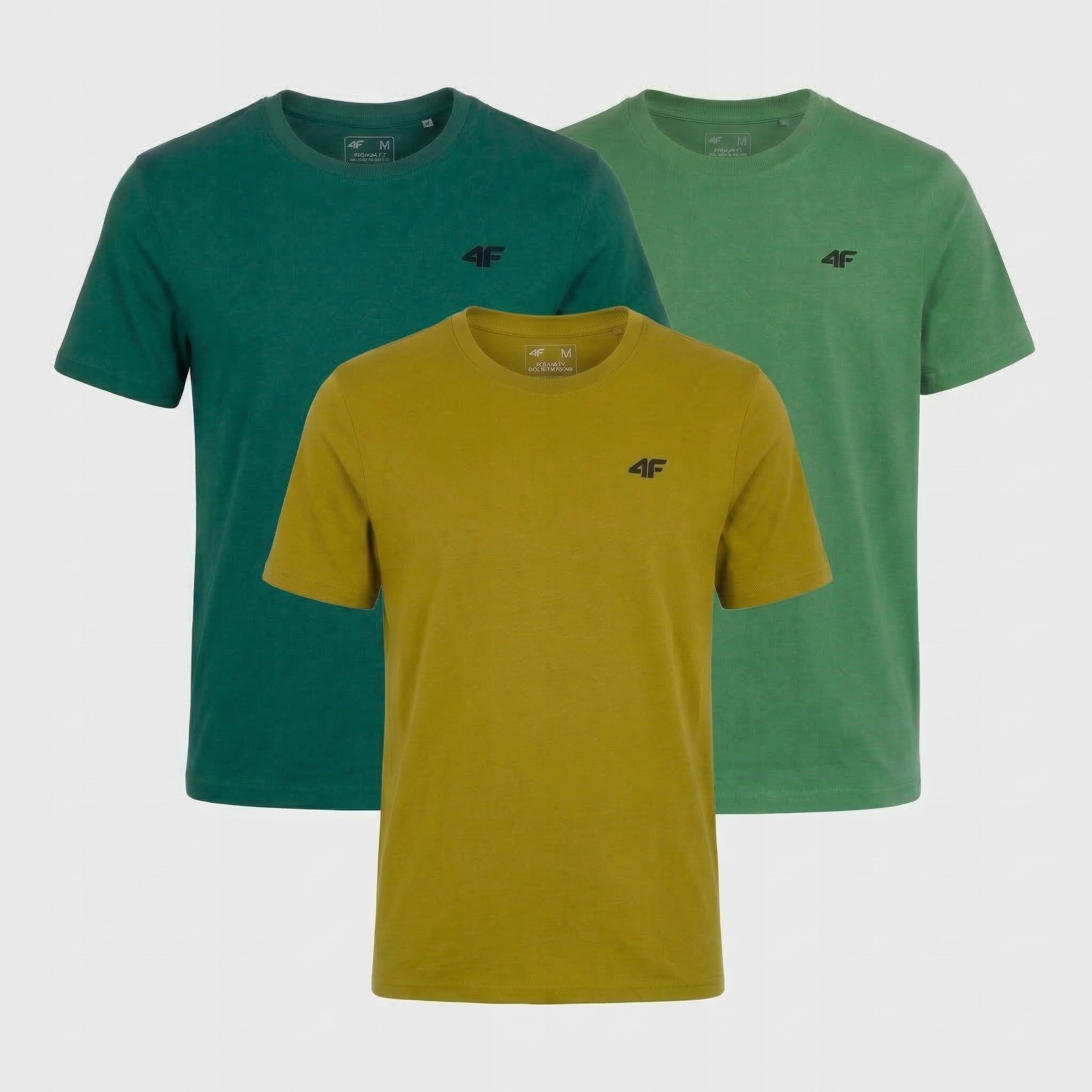 Tričko Pánské Limitované 4F Tričko Komplet Sada 3 Kusů XXL M3948 SS26