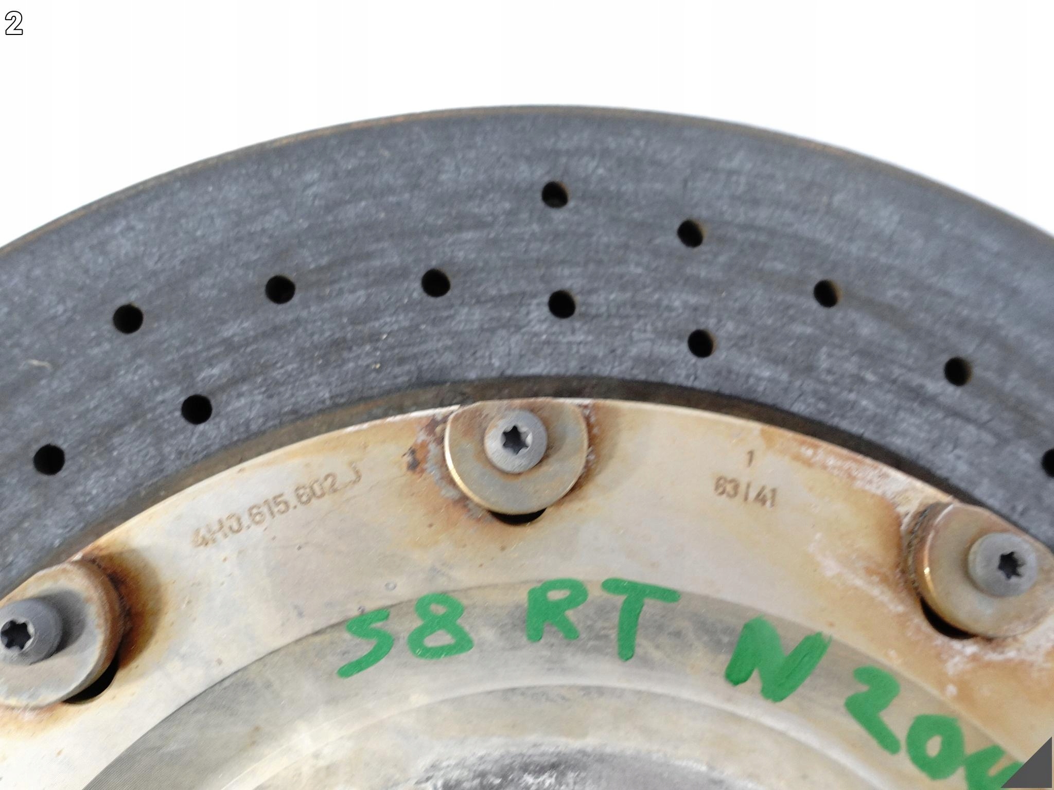 AUDI S8 plus A8 4H0 D4 15-17 disc CERAMICZNA right rear part 370x30MM 92KM